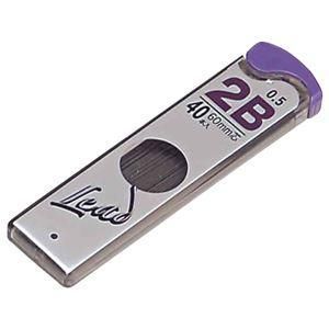 ds-(まとめ) プラチナ プラチナシャープ SHARP芯 P-LEAD 0.5mm 2B シン5Q-200A#6 1個(40本) 〔×40セット〕
