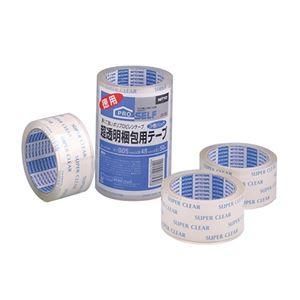 ds-（まとめ） ニトムズ 超透明梱包用テープ SC-01 48mm×50m J6130 1パック（3巻） 〔×10セット〕 6,941円