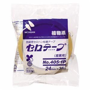 ds-(まとめ) ニチバン 産業用セロテープ 大巻 24mm×35m 4051P-24 1巻 〔×40セット〕