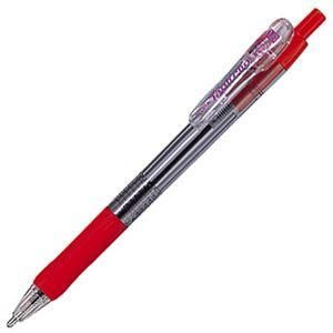 ds-(まとめ) ゼブラ 油性ボールペン タプリクリップ 1.6mm 赤 BNU5-R 1本 〔×60セット〕