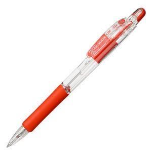 ds-(まとめ) ゼブラ 油性ボールペン ジムノックUK 0.5mm 赤 BNS10-R 1本 〔×60セット〕 6,510円