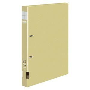 ds-（まとめ） コクヨ DリングファイルS型 再生PP表紙 A4タテ 2穴 200枚収容 背幅34mm 黄 フ-FD420Y 1冊 〔×10セット〕