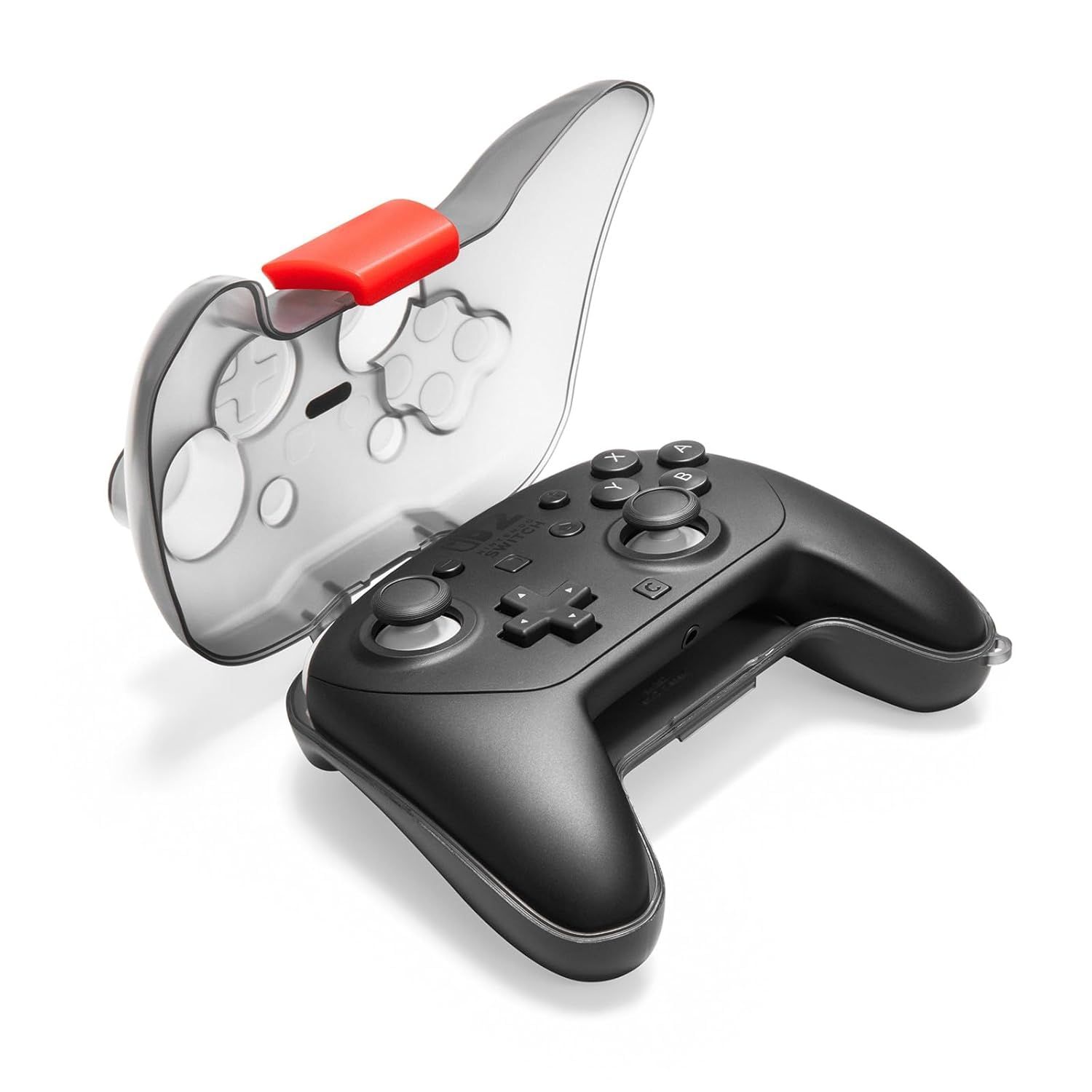 tomtoc プロコントローラー ケース Switch 2 プロコン専用 収納 ハードケース 落下試験済み キャリングケース 全面保護 防塵 防滴 チャージ対応 ストラップホール付 0