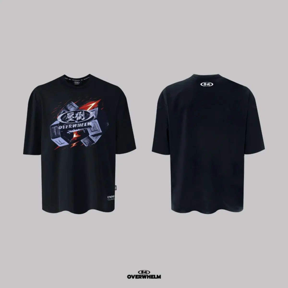 圧倒 ダンベル 半袖 Tシャツ Lサイズ 新品 ブラック