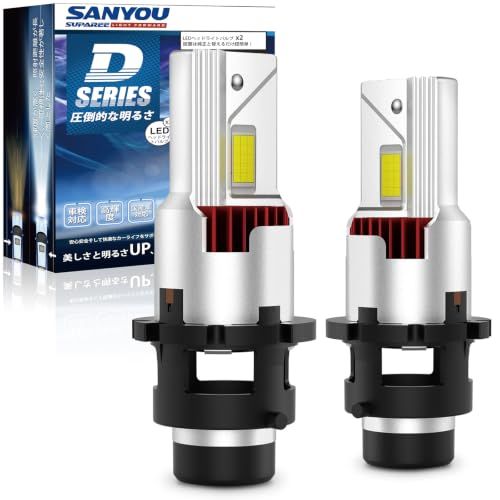 SUPAREE D2R led ヘッドライト 車検対応 爆光 シェード 配線レス D2R led ポン付け 5重冷却システム 6500K ホワイト 35W*2 純正HID交換用 DC12V 静音高速冷却ファン付き キャンセラー内蔵 2個入り送 f0aefd8b