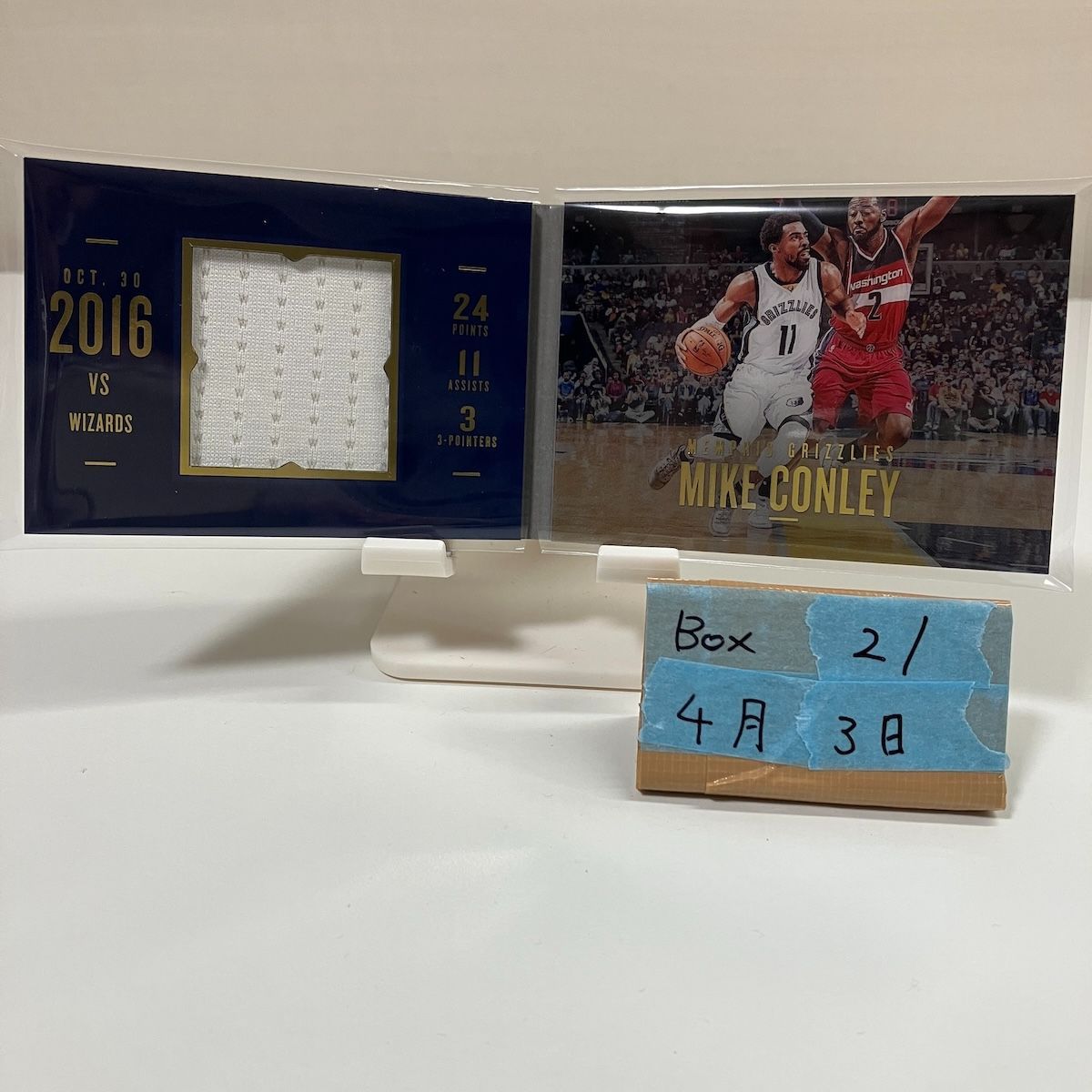 2016-17 Panini Preferred Mike Conley 103/149 MEMPHIS GRIZZLIES Stat Line Memorabilia ジャージ Booklet カード 5,920円