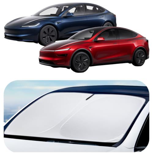 Spigen サンシェード Tesla Model Y L (2026) Tesla Model Y Juniper (2025) Tesla Model 3 Highland (2025/2024) ガラスルーフ 前面 フロント UVカット c3d6f289