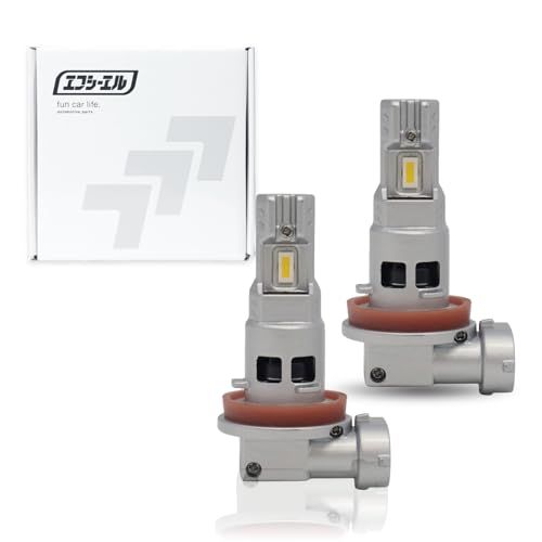fcl.(エフシーエル) h8 h11 h16 フォグランプ led ヘッドライト ハイビーム フォグ 黄色 ライムイエロー 車検対応 純正配光 12V 左右分 2個入りts