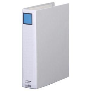ds-(まとめ) キングファイル スーパードッチ(脱・着)イージー GXシリーズ A4タテ 500枚収容 背幅66mm グレー 2475GXA 1冊 〔×10セット〕