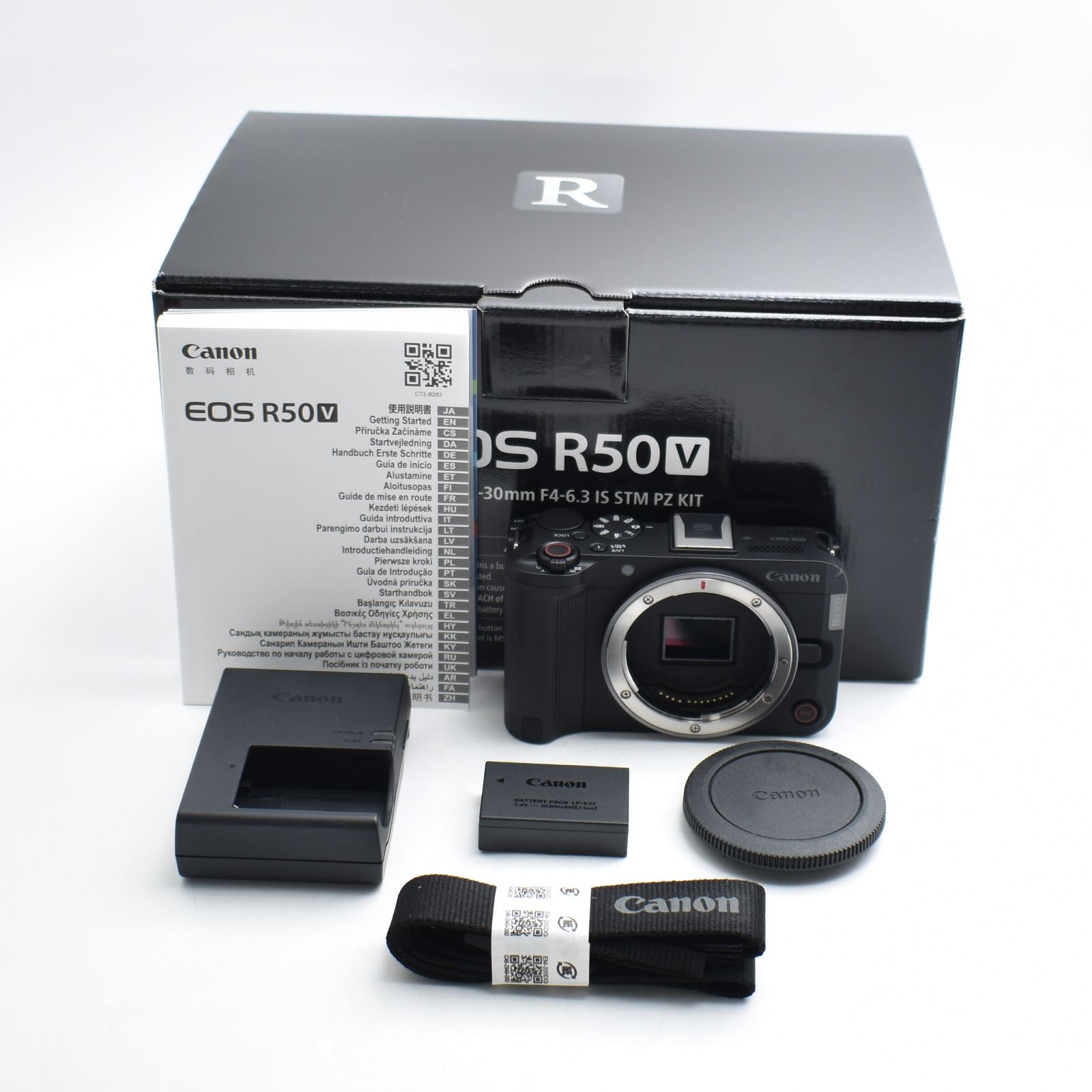 B#12941 キヤノン デジタル一眼カメラ EOS R50V BODY(レンズ無)/ブラック/約370g