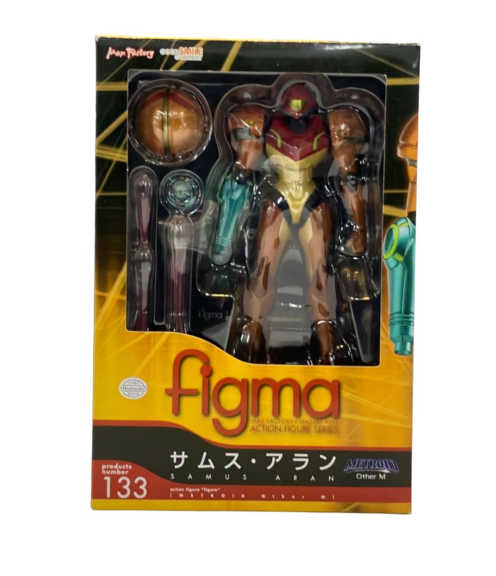 美品 マックスファクトリー METROID Other M（メトロイド アザーエム） figma 133 サムス・アラン フィギュア