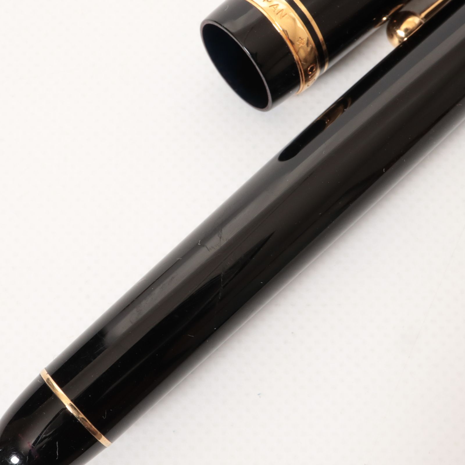 PILOT パイロット カスタム74 万年筆 14金 太字 B ブラック ゴールド
