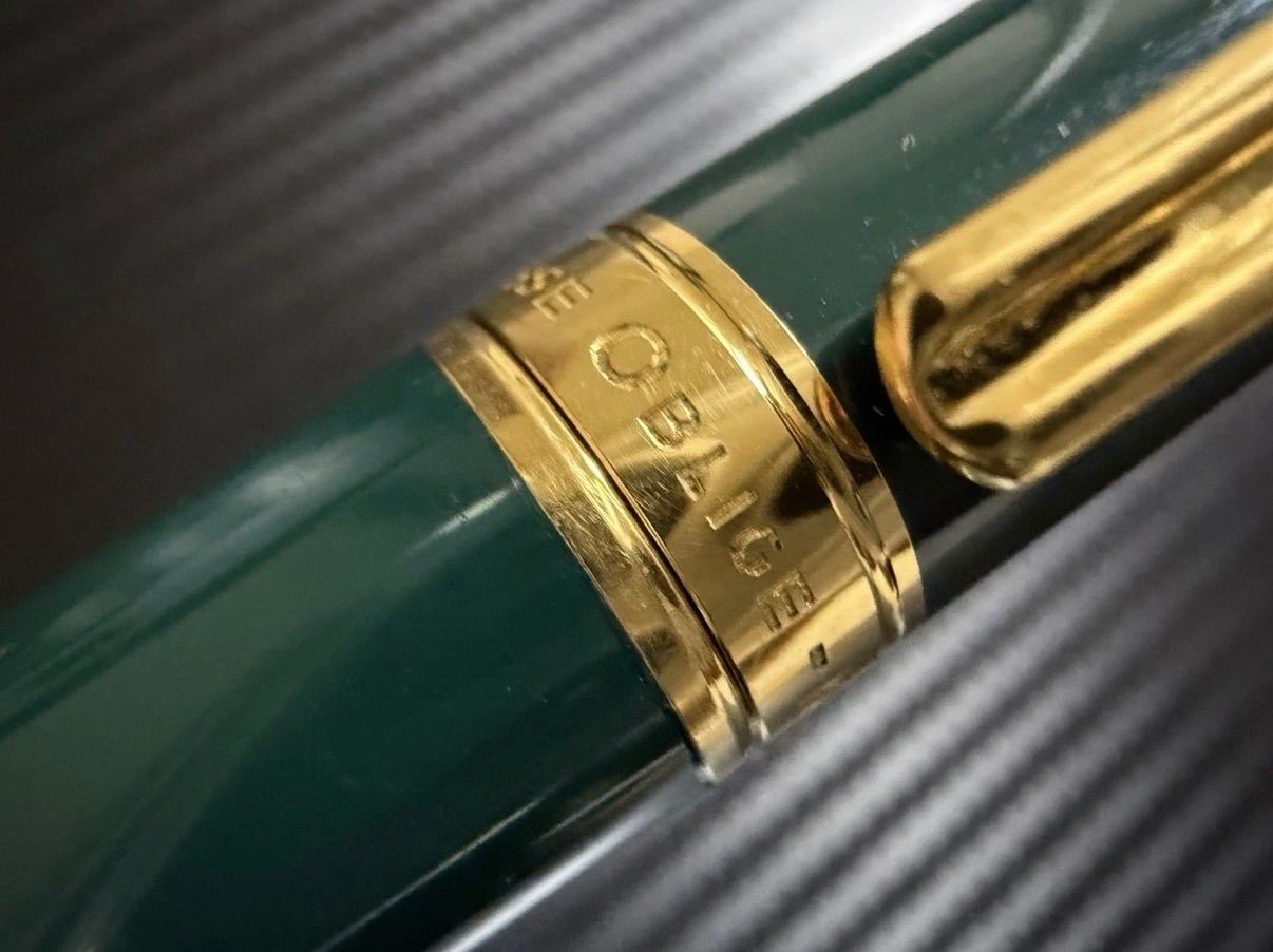 MONTBLANK モンブラン 万年筆 ノブレス・オブリージュ グリーン 美品 モンブラン montblanc ノブレス オブリージュ 万年筆 14K F 細字