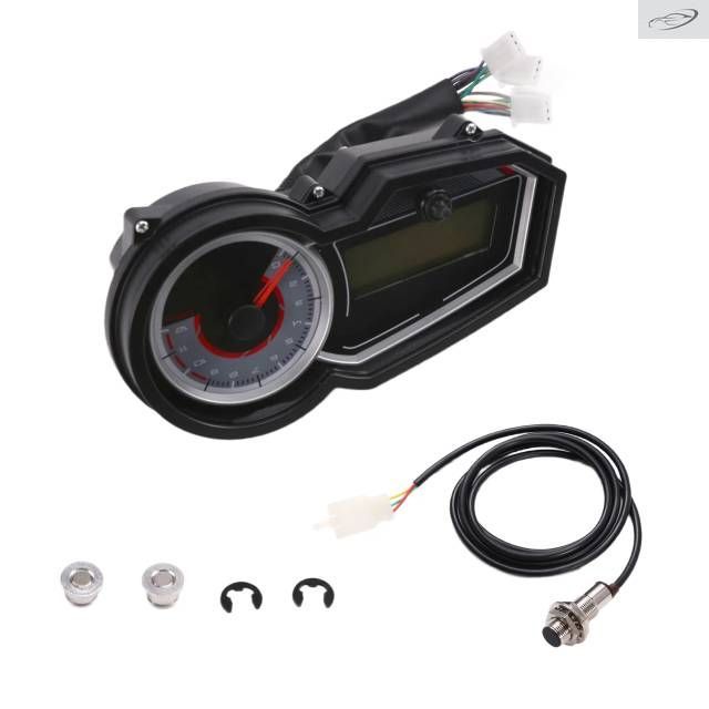 Motorcycle Lcd Digital Meter Speedometer Odometer Tachometer Gauge Piaggio Robinson 125 7,273円