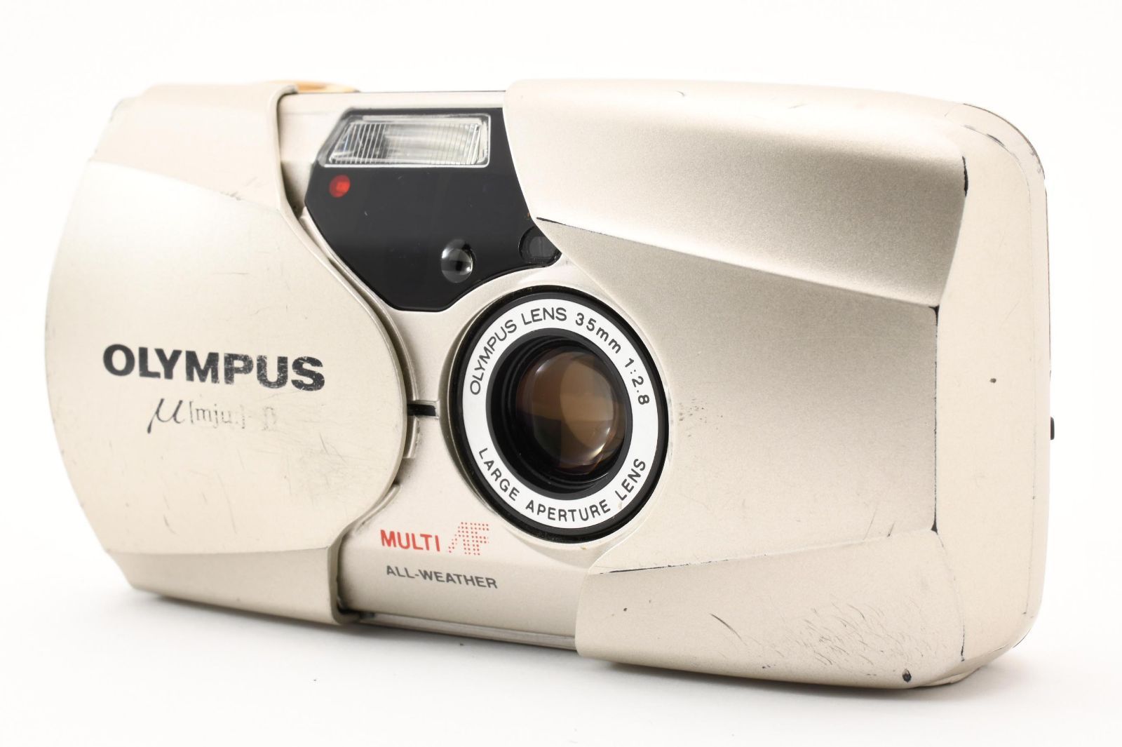 OLYMPUS μ-II ミュー2 mju-II シャッター不動ジャンク 光学良好 通電OK