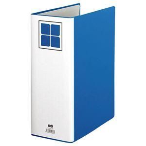 ds-(まとめ) TANOSEE 片開きパイプ式ファイルE A4タテ 1000枚収容 背幅126mm 青 1冊 〔×5セット〕