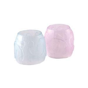 ds-（まとめ） TANOSEE カラー指サック S ピンク3個・ブルー2個 1パック 〔×30セット〕