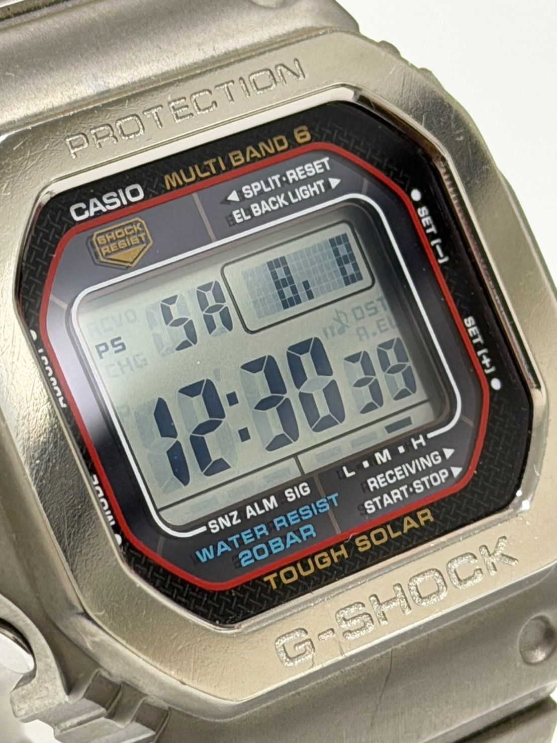【カスタム】G-SHOCK Gショック MULTI BAND6 マルチバンド6 タフソーラー 電波 腕時計 GW-M5610-1JF