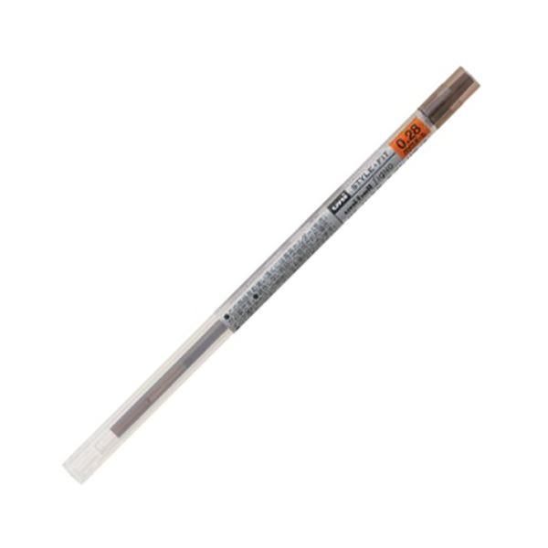 ds-（まとめ） 三菱鉛筆 ゲルインクボールペンスタイルフィット 替芯 0.28mm ブラウンブラック UMR10928.22 1セット（10本） 〔×5セット〕 6,521円