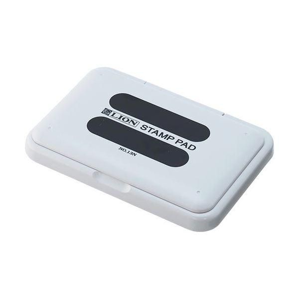 ds-（まとめ） ライオン事務器 スタンプ台 水性染料54×93mm 黒 No.13N 1個 〔×5セット〕 7,384円