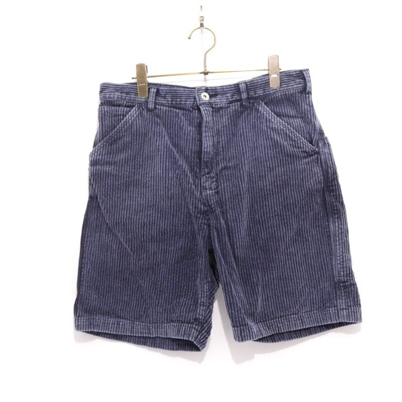 【中古A】メンズ S RHC ロンハーマン Ron Herman コーデュロイ ワーク イージー ショーツ ショートパンツ ハーフパンツ ネイビー 紺 RRR-25SM-039