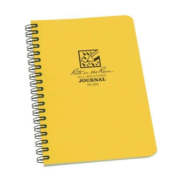 ds-（まとめ） ライトインザレインスパイラルノートブック ジャーナル 393 1冊 〔×5セット〕