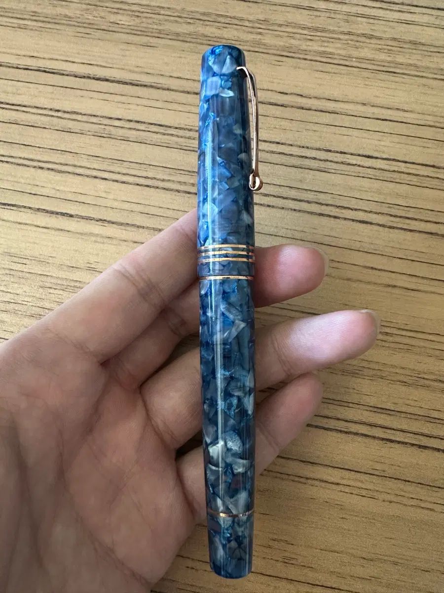 レオナルド ウール XERO(ゼロ) ブルー トゥー EF 万年筆