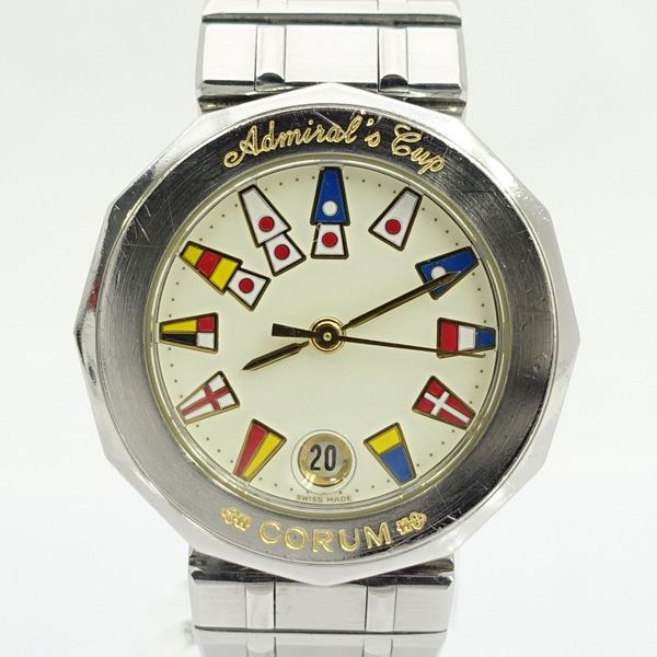 CORUM コルム ◆アドミラルズカップ レディース 腕時計 クォーツ 39610・20V50 【レディース/ガールズ/LADY/女性/婦人】【腕時計/うでとけい/ウォッチ/Watch】 【クォーツ】 ブランド【中古】