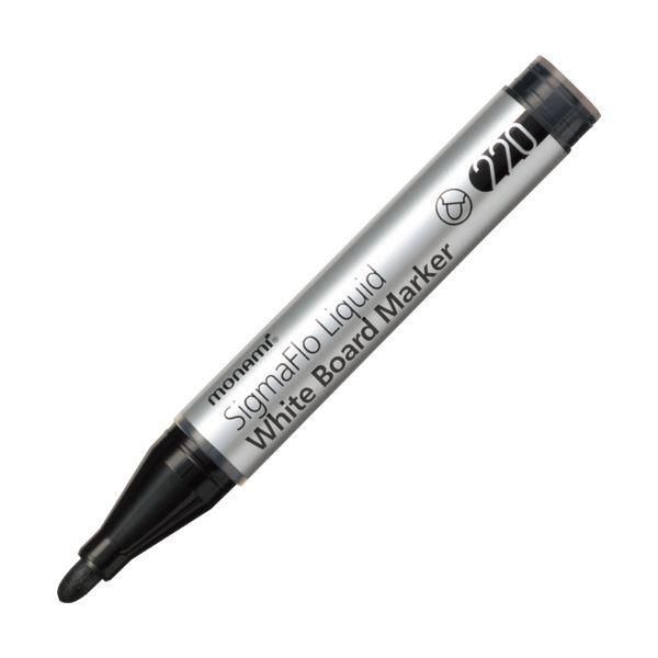ds-（まとめ） モナミ ホワイトボード用マーカーSigmaFlo Liquid 太字 黒 18413 1本 〔×50セット〕
