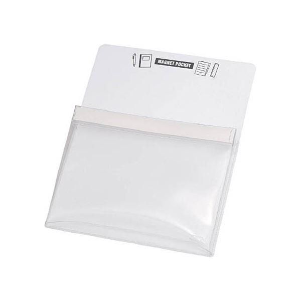 ds-（まとめ） TRUSCO マグネットポケットB5用白 MGP-B5-W 1枚 〔×5セット〕