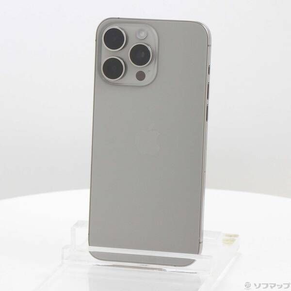 ソフマップ 〔中古品〕 iPhone15 Pro Max 1TB ナチュラルチタニウム MU713J／A SIMフリー【348】