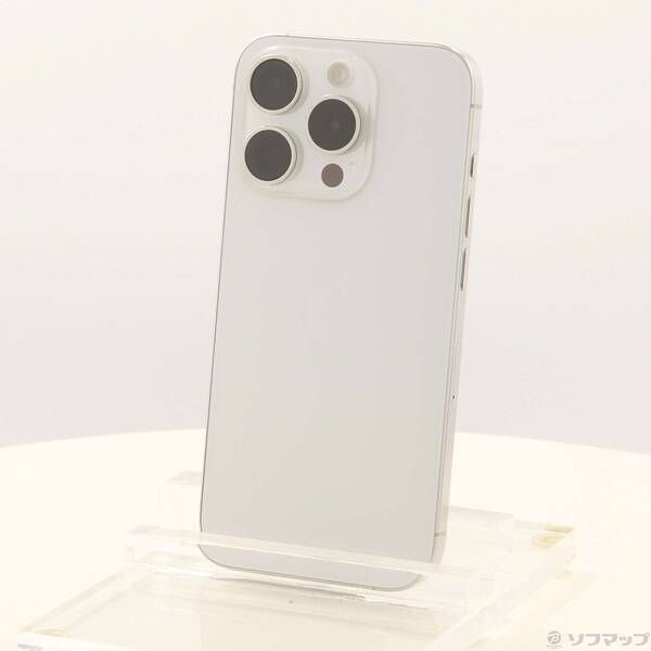 ソフマップ 〔中古品〕 iPhone15 Pro 256GB ホワイトチタニウム MTUD3J／A SIMフリー【352】