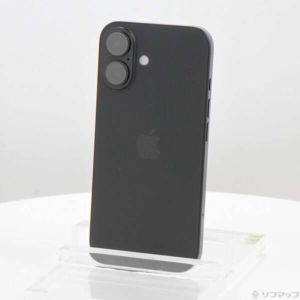 ソフマップ 〔中古品〕 iPhone16 128GB ブラック MYDQ3J／A SIMフリー【349】