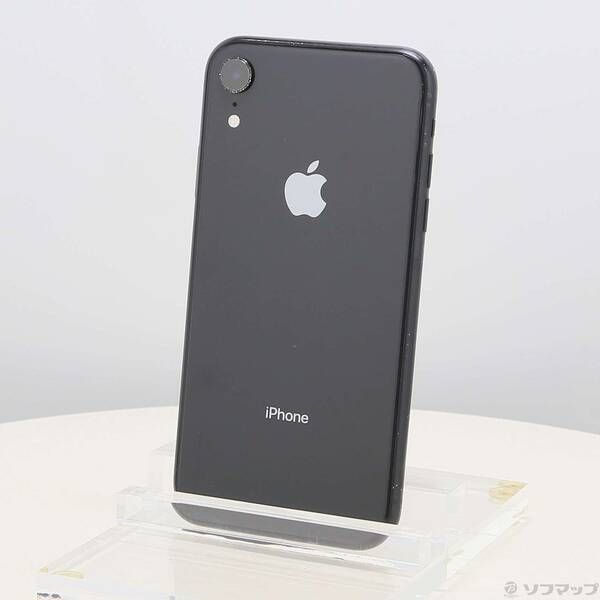 ソフマップ 〔中古品〕 iPhoneXR 64GB ブラック FT002J／A SIMフリー【247】