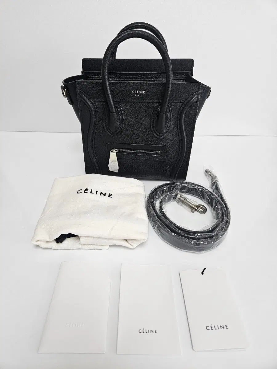 Celine セリーヌ ナノ ラゲージバッグ ブラック