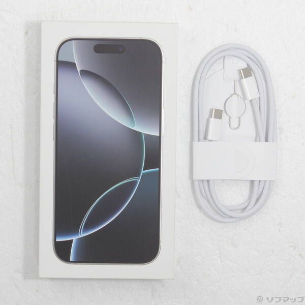 ソフマップ 〔中古品〕 iPhone16 Pro 128GB ホワイトチタニウム MYMW3J／A SIMフリー【348】