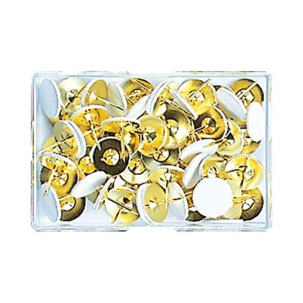 ds-（まとめ） ミツヤ 着色画鋲足長 白TNL-01-WH 1ケース（40本） 〔×30セット〕 11,025円