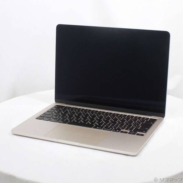 ソフマップ 〔展示品〕 MacBook Air 13.6-inch Early-2025 MW0Y3J／A Apple M4 10コアCPU_8コアGPU 16GB SSD256GB スターライト 〔26.3 Tahoe〕【258】