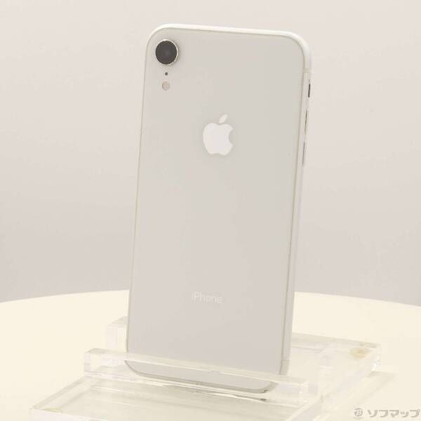 ソフマップ 〔中古品〕 iPhoneXR 64GB ホワイト MT032J／A SIMフリー【247】
