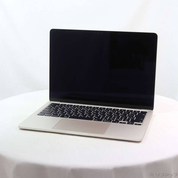 ソフマップ 〔中古品〕 MacBook Air 13.6-inch Mid-2022 MLY13J／A Apple M2 8コアCPU_8コアGPU 8GB SSD256GB スターライト 〔26.3 Tahoe〕【276】