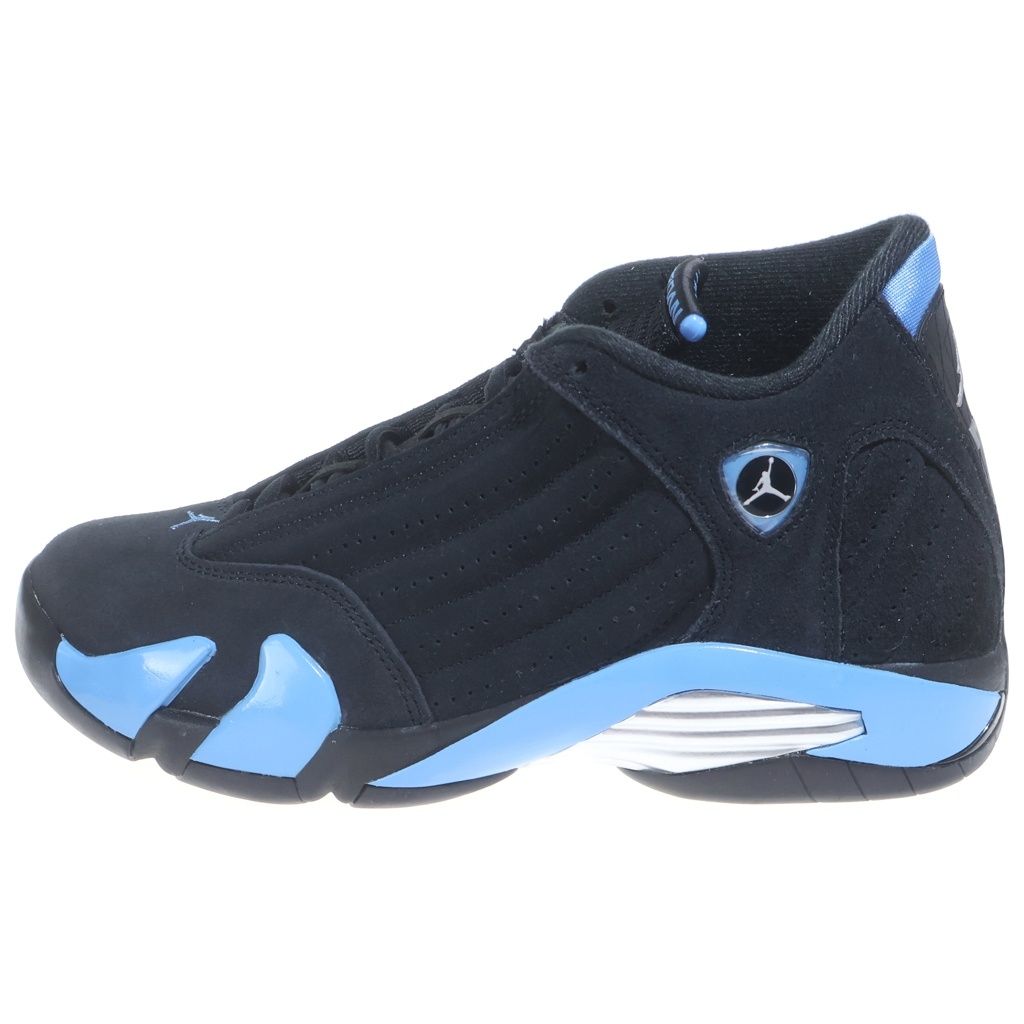 NIKE (ナイキ) Air Jordan 14 Retro 487471-007 エアジョーダン 14 レトロ ハイカットスニーカー ブラック/ブルー US8.5/26.5cm 487471-007