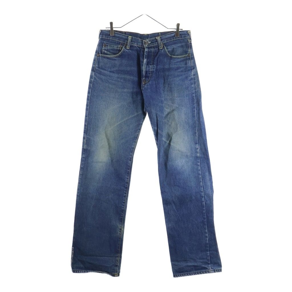 EVISU (エビス) 00s Denim Pants ボタンフライ デニムパンツ ペイント インディゴ