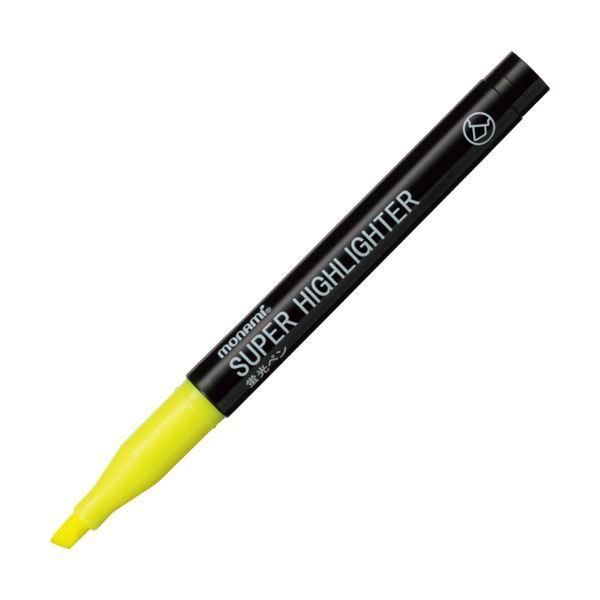 ds-（まとめ） モナミ 蛍光ペン SUPERHIGHLIGHTER 黄 18401 1本 〔×100セット〕