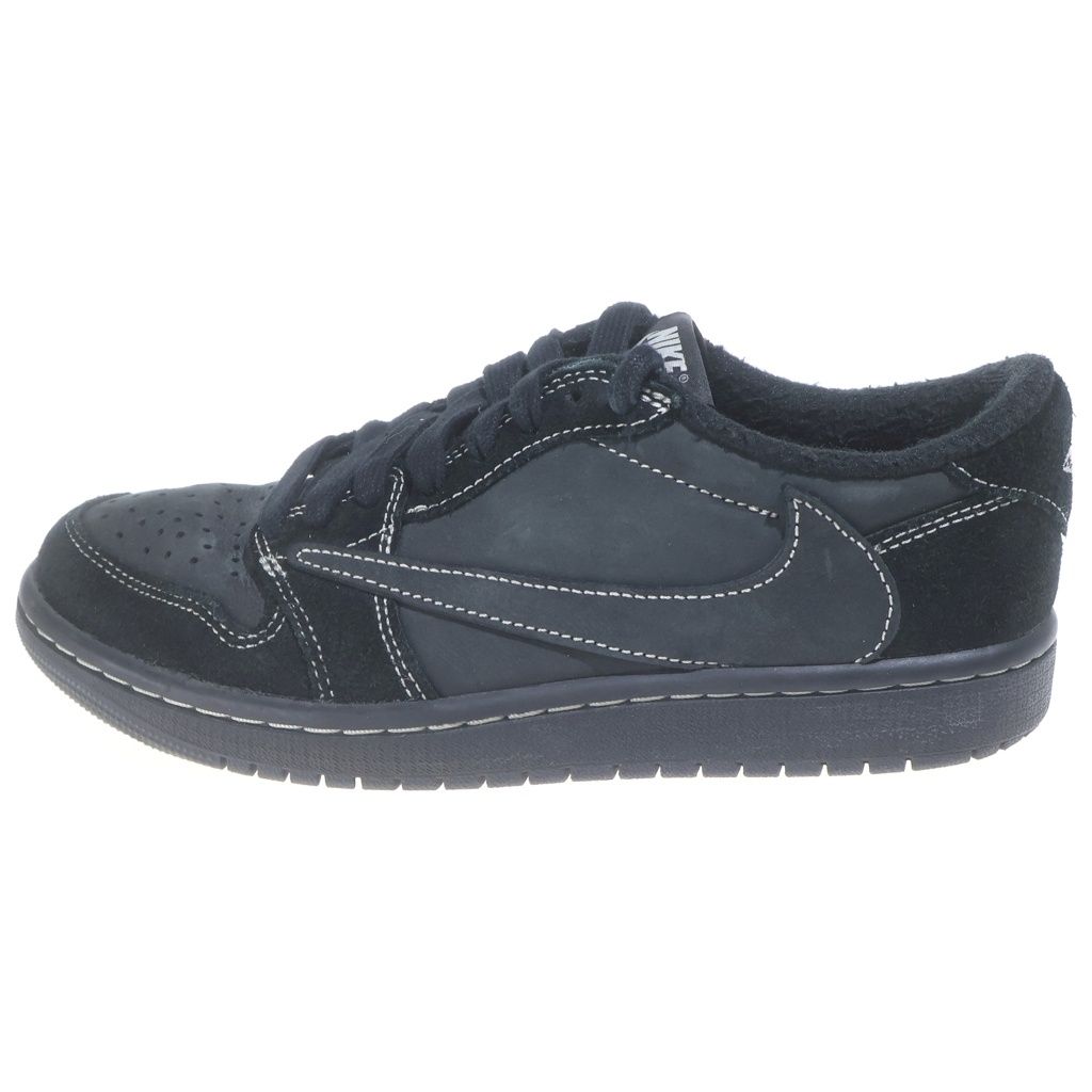 NIKE (ナイキ) ×TRAVIS SCOTT AIR JORDAN 1 LOW OG SP BLACK PHANTOM トラヴィススコット エアジョーダン ブラックファントム ローカットスニーカー ブラック US5/23.5cm DM7866-001