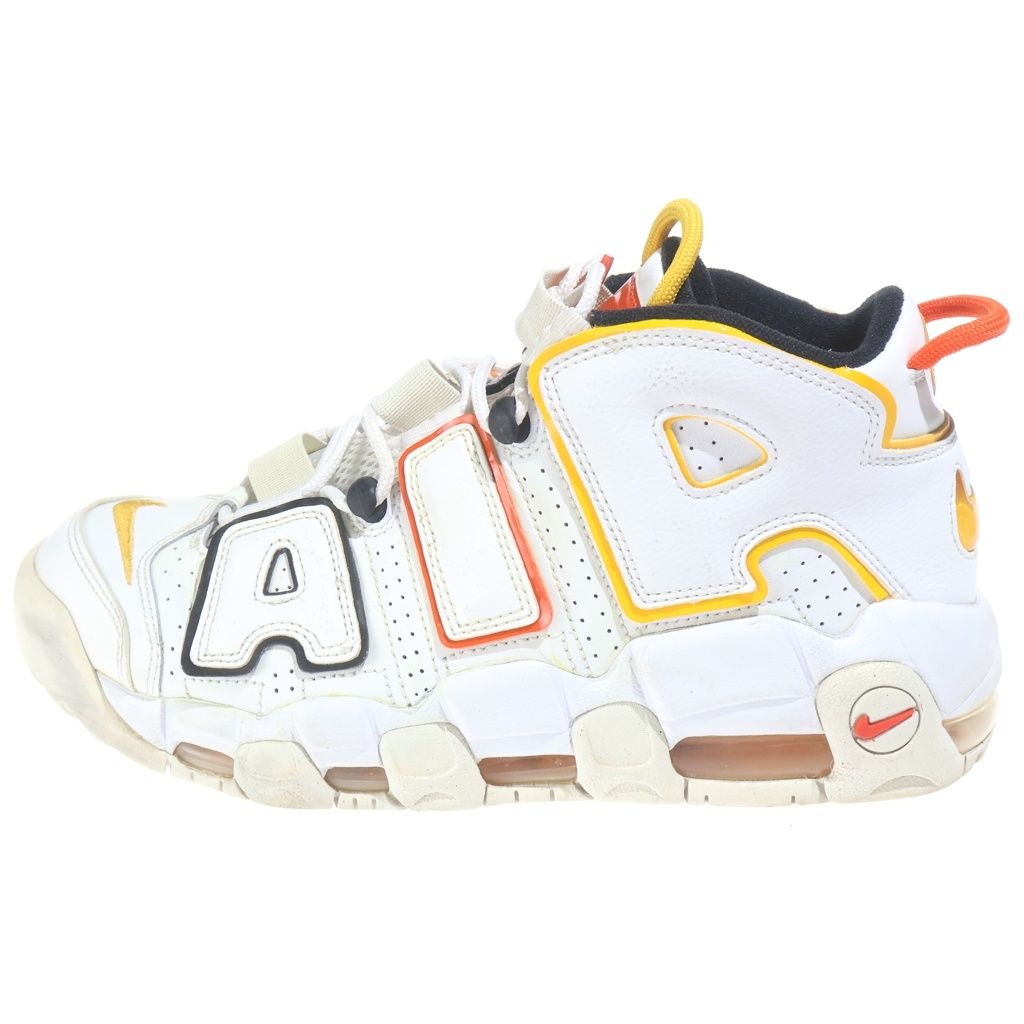 NIKE (ナイキ) AIR MORE UPTEMPO RAYGUNS エア モア アップテンポ レイガンズ ハイカットスニーカー ホワイト US8.5/26.5cm DD9223-100