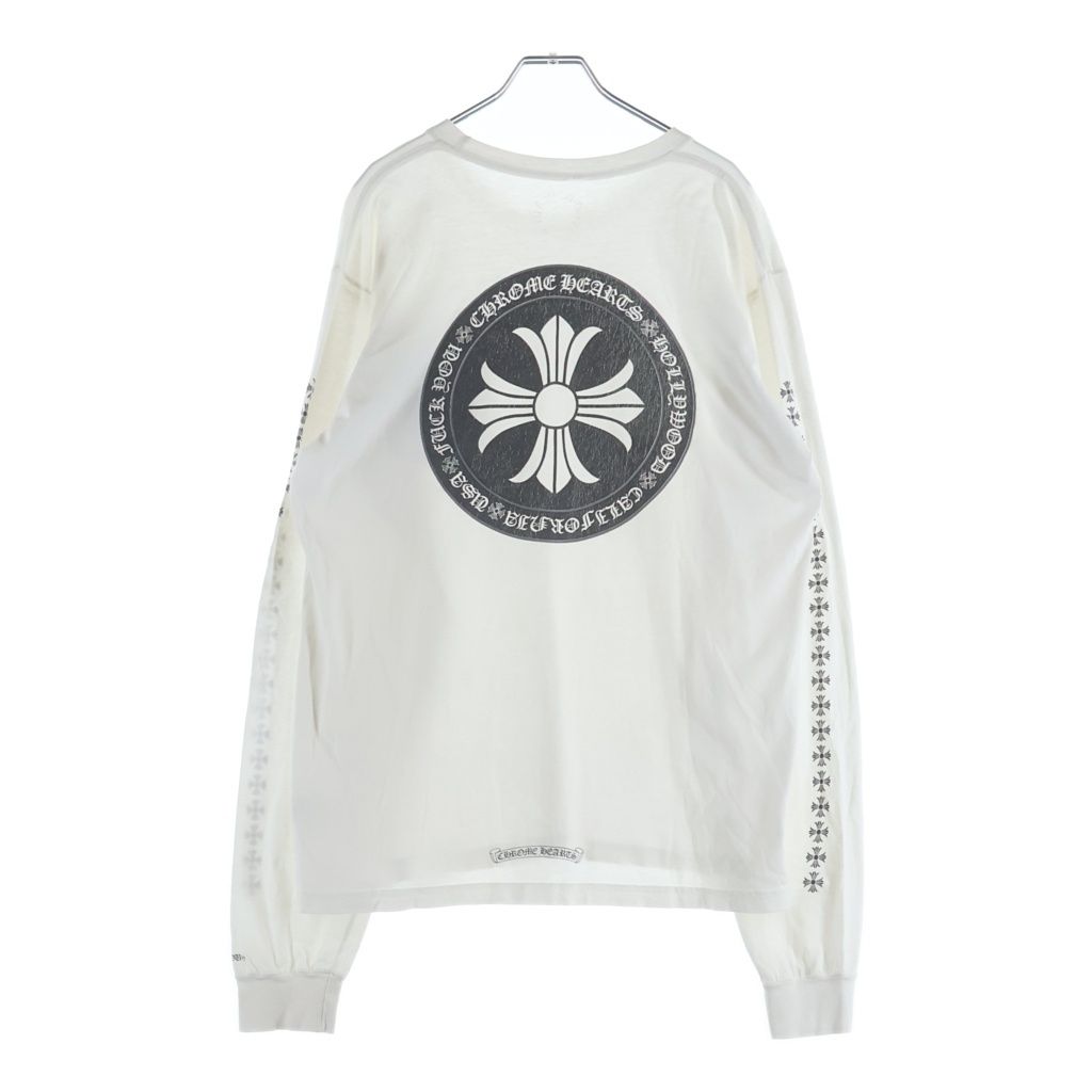 CHROME HEARTS (クロムハーツ) CH T-SHRT 1 CHプラスポケット 長袖Tシャツ カットソー ホワイト 52,800円