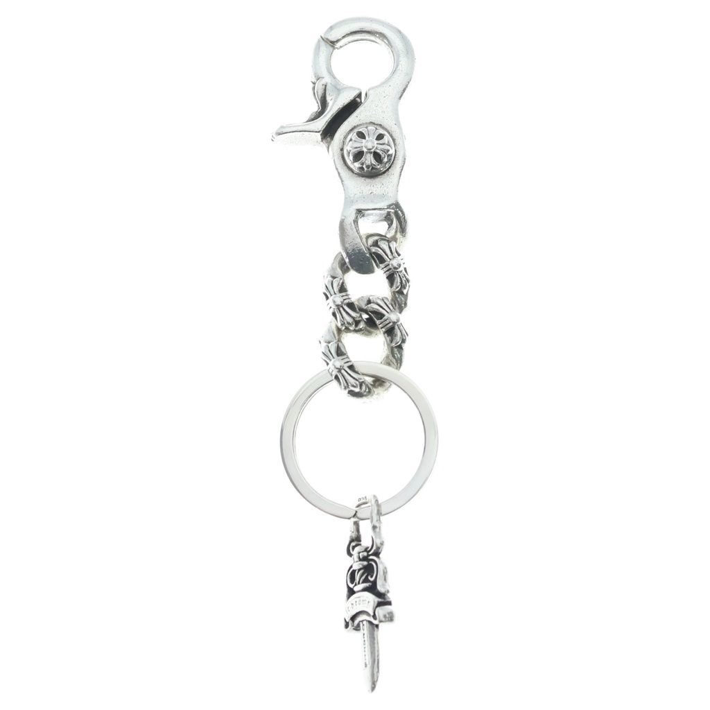 CHROME HEARTS (クロムハーツ) CLP CHN XFANCY-S/ショートエクストラファンシーリンク キーチェーン シルバー BCA073