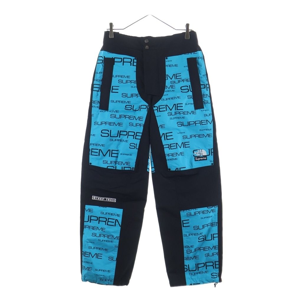 SUPREME (シュプリーム) 21AW ×THE NORTH FACE Steep Tech Pant BL ザノースフェイス ステップテック ナイロン ロングパンツ ブルー NP52103I