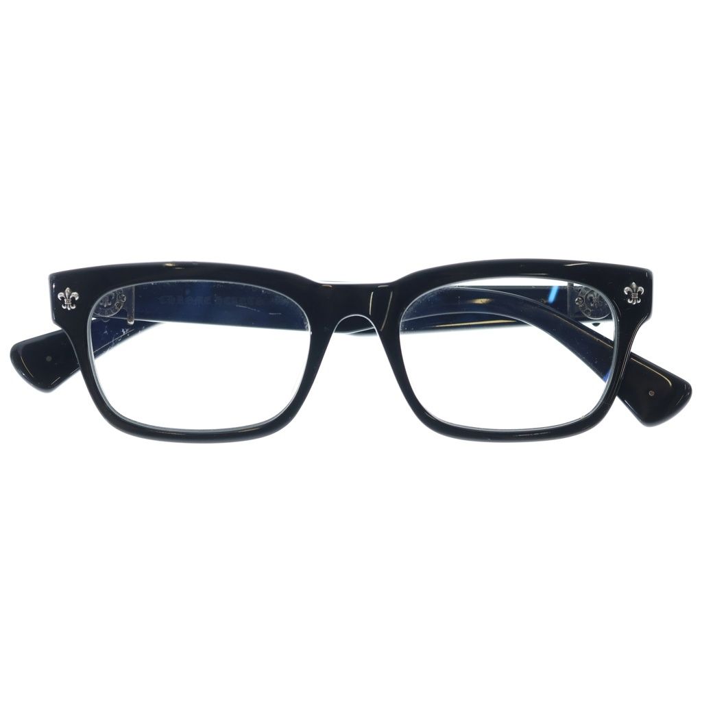 CHROME HEARTS (クロムハーツ) GITTIN ANY？-A BSフレアテンプル ウェリントン サングラス メガネ ブラック 51146706