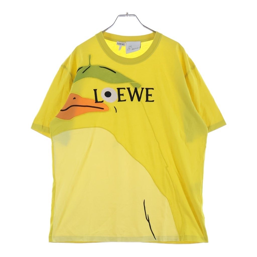 LOEWE (ロエベ) ×STUDIO GHIBLI T-Shirt スタジオジブリ 千と千尋の神隠し オオトリ様 半袖Tシャツ イエロー S928Y22J03